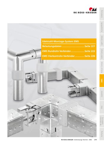 Edelstahl-Montage-System 
