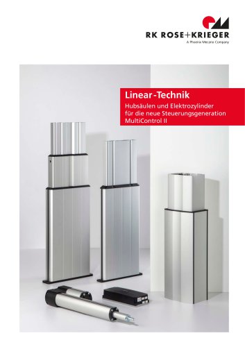 Gesamtkatalog Hubsäulen und Elektrozylinder