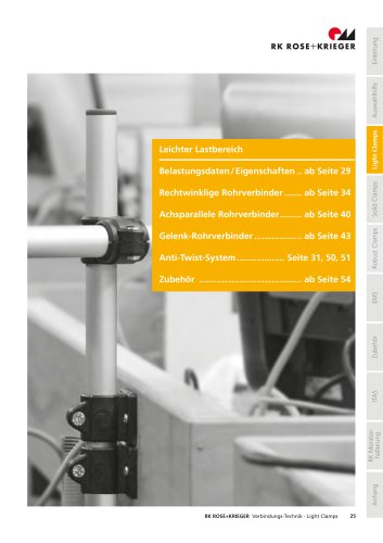 Rohrverbinder Klemmverbinder aus Kunststoff