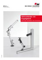 Rohrverbinder mit Kugelgelenk