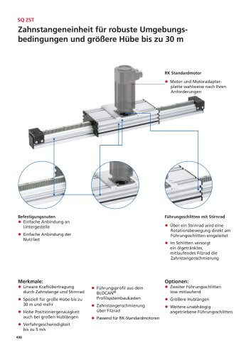 Rollenführungs-Achse – SQ ZST