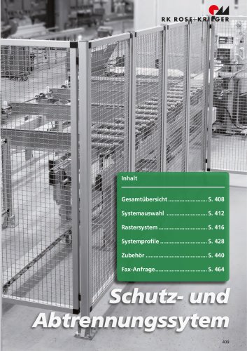 Schutz- und Abtrennungsystem, Umhausungen