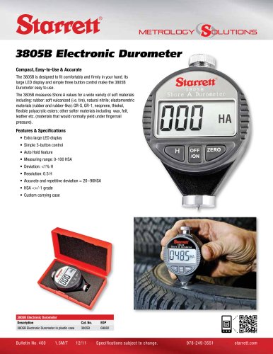 3805B Electronic Durometer