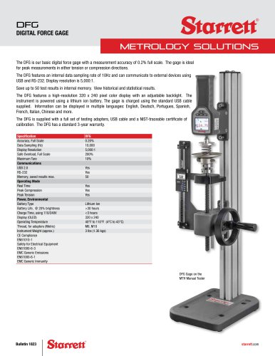 DIGITAL FORCE GAGE