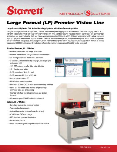 LARGE FORMAT (LF) PREMIER VISION LINE