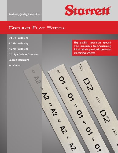 Precision Ground Flat Stock (Bulletin 1119)