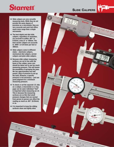 SLIDE CALIPERS