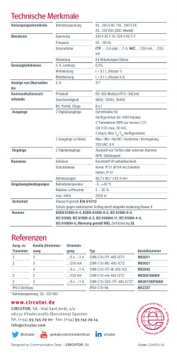 CVM-C10, kompakter und vielseitiger Leistungsanalysator