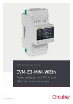 CVM-E3-MINI, Power analyzer with Wi-Fi and Ethernet communications