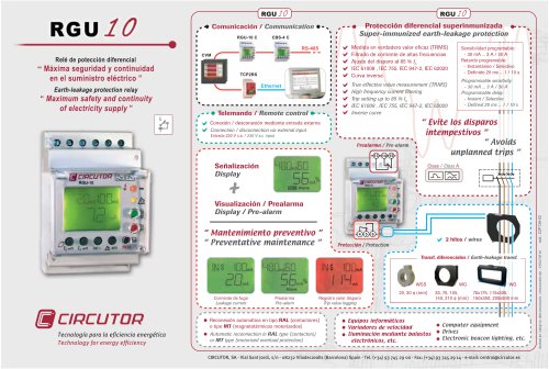 RGU-10, Residual protection relay