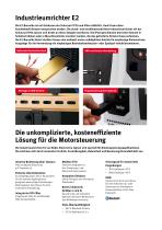 Industrieumrichter E2-2