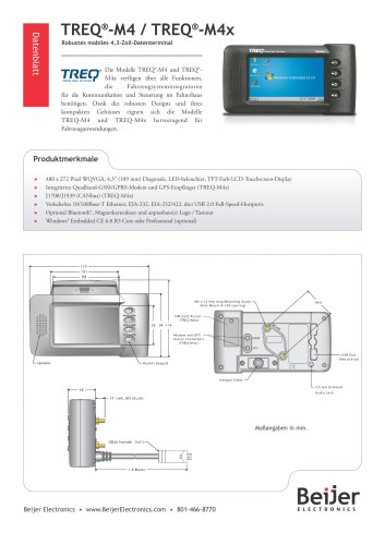 Mobile data terminal TREQ-M4