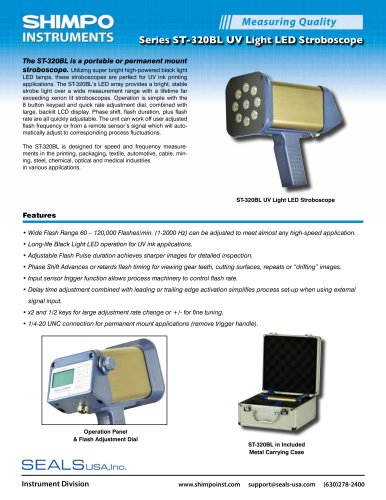 ST-320BL U.V. Black Light LED Stroboscope