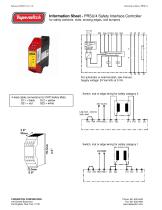 Information Sheet - PRSU/4 Safety Interface Controller