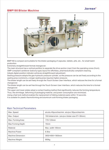 BMP180 Blister Machine