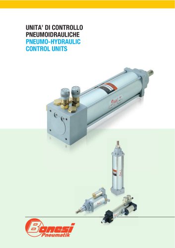 Pneumo-hydraulic control units