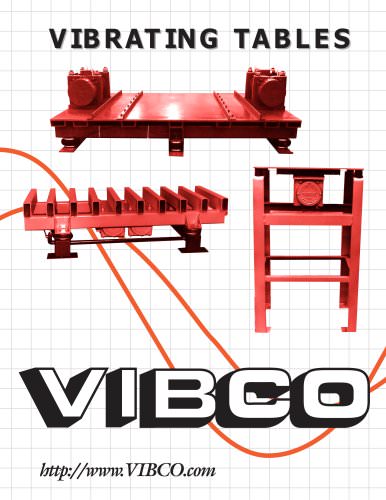 VIBCO Vibrating Table Catalog