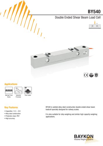 Baykon BY540 Double Ended Beam Load Cell