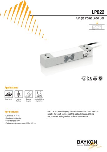 Baykon LP022 Single Point Load Cell