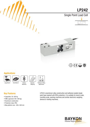 Baykon LP242 Single Point Load Cell