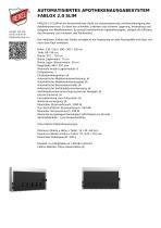 AUTOMATISIERTES APOTHEKENAUSGABESYSTEM FABLOX 2.0 SLIM