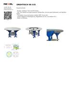 DREHTISCH, RUNDER ZUSCHNEIDETISCH, WERKSTATTTISCH SK-3/O