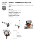 MANUELLER STOFFENDENSCHNEIDER, MANUELLER TEXTILSCHNEIDER FÜR STOFFENDEN, MANUELLER STOFFSCHNEIDER OT-1/R - OT-2/R