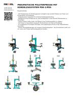 PNEUMATISCHE POLSTERPRESSE MIT KORDELZUGSYSTEM PDK-2/PDS