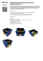 PNEUMATISCHER HUBTISCH FÜR SOFA-VERPACKUNG ST-6-1