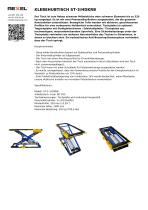 POLSTERHUBTISCH ST-3 HD KRB-1