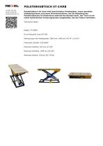 POLSTERHUBTISCH ST-3/KRB-1