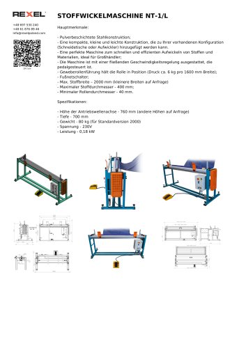 STOFFWICKELMASCHINE NT-1/L