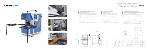 CNC Corner Cleaning Machine (2 Axis) OMR 119