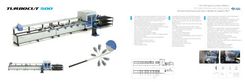 PVC Profile Processing and Cutting Center TURBOCUT 500