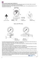 Diaphragm pressure gauge with alarm contacts - 4