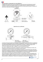 Diaphragm pressure gauge with alarm contacts - 6