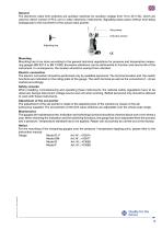 Gas in metal-expansion thermometers with  alarm contacts - 11