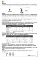 Gas in metal-expansion thermometers with  alarm contacts - 6