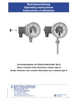 Gas in metal-expansion thermometers with  alarm contacts - 9