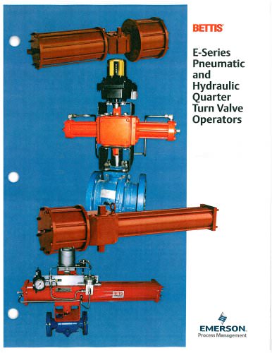 E-Series Pneumatic and Hydraulic Quarter Turn Valve Operators
