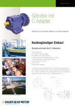 Getriebe mit C-Adapter - 1