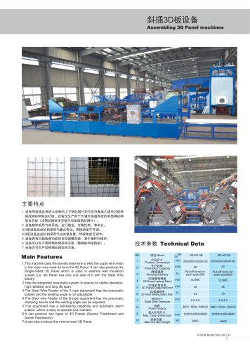 Zhongji Assembling 3D Panel Machine With CE