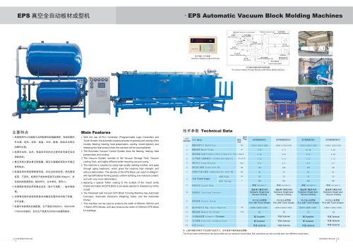 Zhongji EPS Automatic Vacuum Block Molding Machines With CE