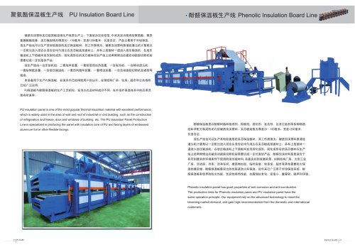 Zhongji PU/Phenolic Insulation Board Line With CE