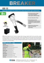 KD12 HYDRAULIC BREAKER - English