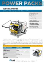 SUPER RAPTOR E HYDRAULIC POWER PACK - English