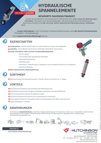 HYDRAULISCHE SPANNELEMENTE