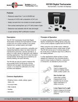 HH100 Hand-Held Tachometer