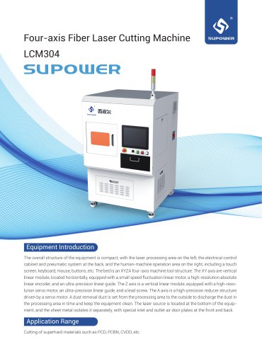 Four-axis Fiber Laser Cutting Machine LCM304