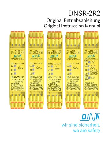 DNSR 2R2: emergency stop relays